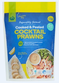Cooked and Peeled Cocktail Prawns